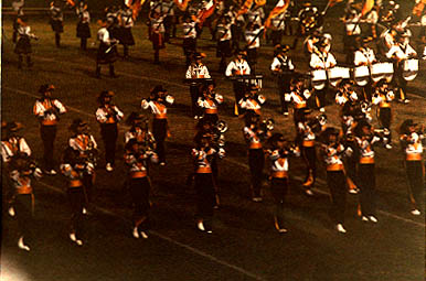 The band on the field